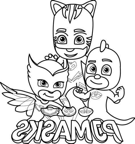 Pj Masks Coloring Book In Pj Masks Coloring Pages Coloring My Xxx Hot