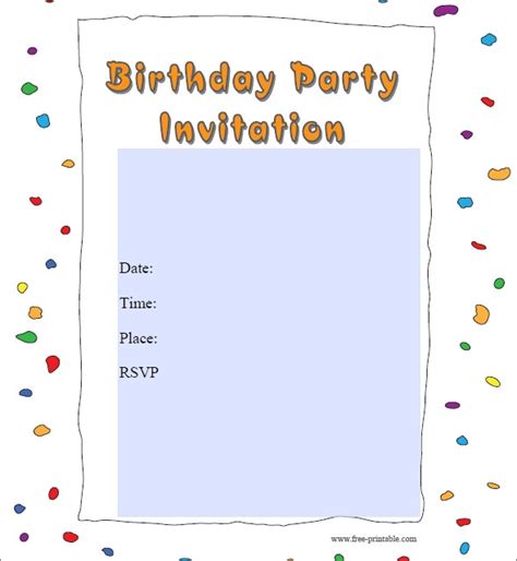 You have your guest list. FREE 62+ Printable Birthday Invitation Templates in PDF | AI | MS Word | Pages | PSD | Publisher