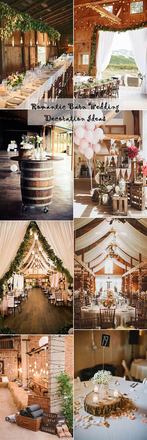 25 Sweet And Romantic Rustic Barn Wedding Decoration Ideas