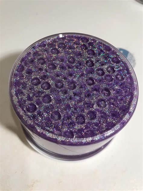 In the video, i'm making a basic fish. Purple holo fishbowl slime by Sassyslimes on Etsy | Slime, Slime recipe, Diy slime