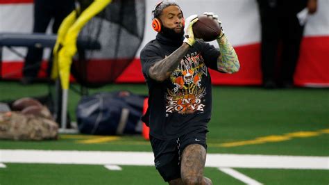 Odell Beckham Jr Does The Griddy Dance In Pre Game Warmups