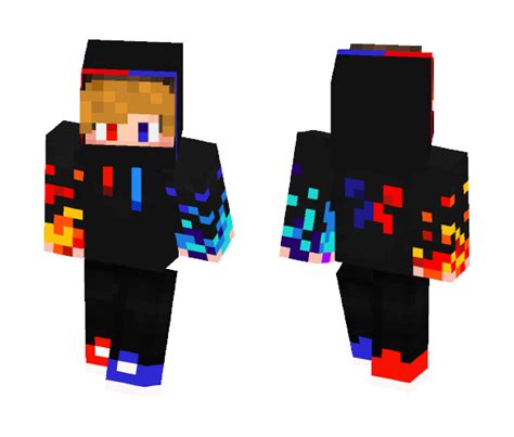 Download Fire Ice Boy Minecraft Skin For Free Superminecraftskins