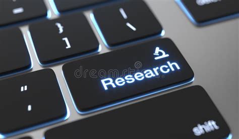 Research Button Stock Illustration Illustration Of Study 172405358