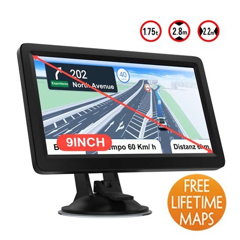 9 Inch Truck Gps Navigation For Car Trucker Gps Navigator Gps For Car