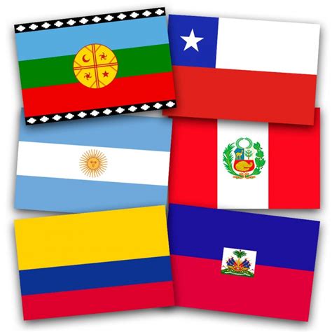Banderas Latinoamericanas 60x40