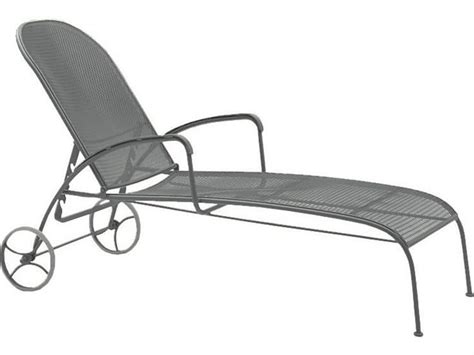 Woodard Valencia Wrought Iron Adjustable Chaise Lounge Wr310070