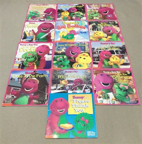 Assortment Of Barney Books Kids Still Love Barney Fire Station