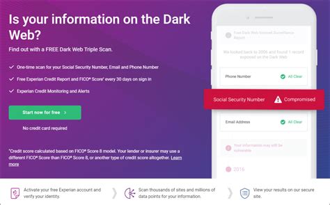 Experian Dark Web Scan Check If Your Information Is On The Dark Web