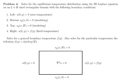 Solved Problem Solve For The Equilibrium Temperature Chegg