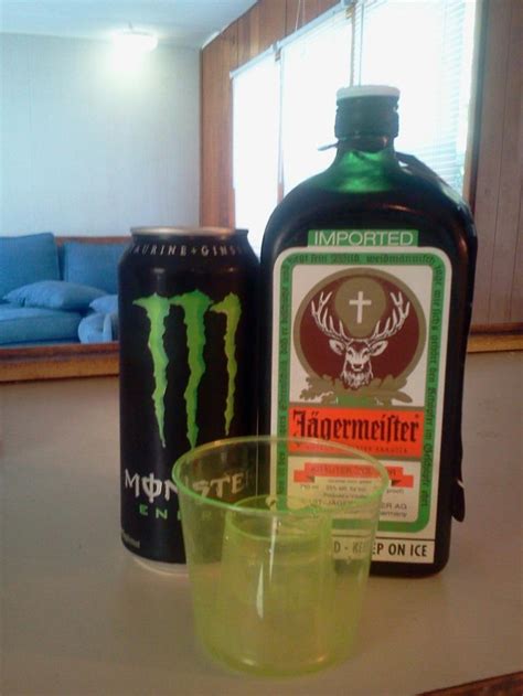 Jager Bombs With Monster Xd Thirsty Thursday Food Store Alcoholic