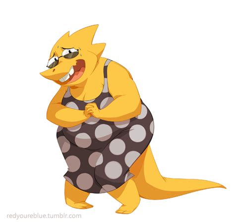 Furrybooru Alphys Anthro Barefoot Belly Bodily Fluids Breasts Buckteeth Clasped Hands Cleavage