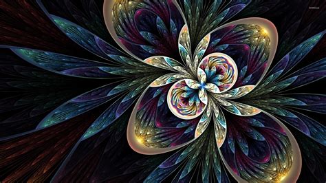 Beauty Of A Fractal Flower Wallpaper Abstract Wallpapers 53041