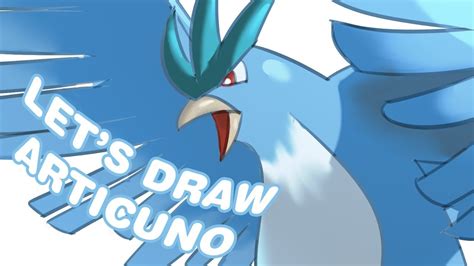 How To Draw Articuno Pokemon Drawing Process Entry 143 Youtube