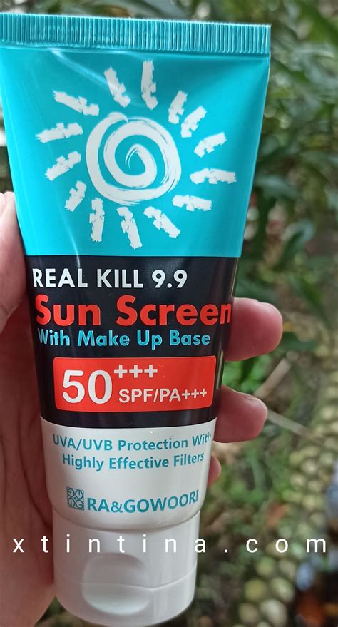 product review raand gowoori real kill 9 9 sunscreen with make up base celebrating existence