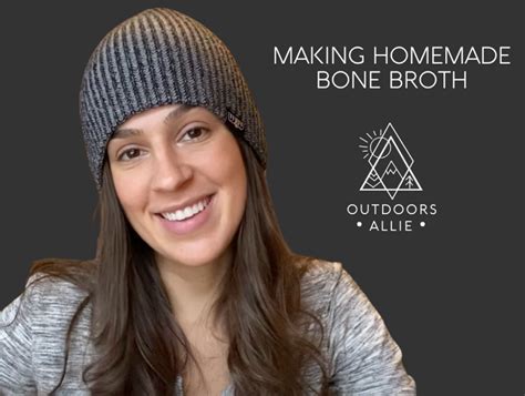 outdoors allie making venison bone broth at home avid armor