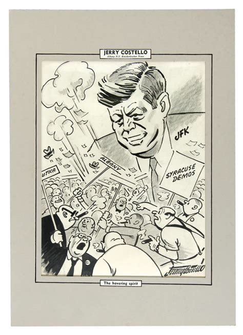 Hakes John F Kennedy Political Cartoon Original Art Trio