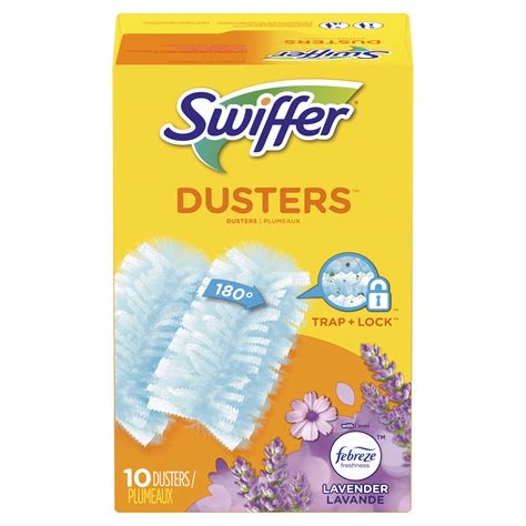 Swiffer Duster Refills Lavender Scent With Febreze Freshness 10 Ct