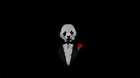 Enjoy our curated selection of 244 red panda wallpapers and backgrounds. Wallpaper : panda, The Godfather, black 1920x1080 ...