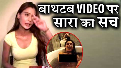 Sara Khan Opens Up About Her Viral Bathtub Video YouTube