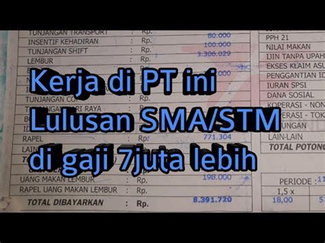 Ataukah mereka pelajar dan para mahasiswa yang sama sekali belum namun kali ini persyaratan slip gaji tidak diperlukan oleh beberapa pinjaman online. Gaji Pt Cabinindo / Daftar Lowongan Kerja Via Online Pt ...