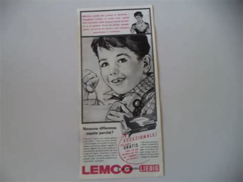 Advertising PubblicitÀ 1961 Brodo Lemco Liebig Eur 600 Picclick Fr
