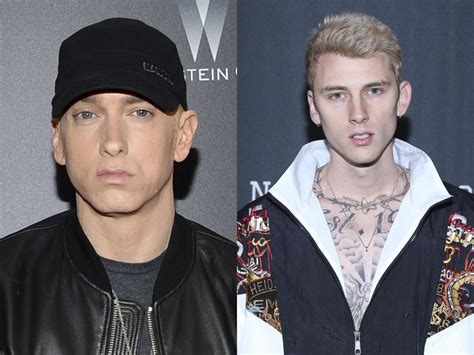 May 27, 2021 · machine gun kelly and megan fox literally nailed their latest red carpet moment, donning matching hot pink and white suits for the iheartradio music awards. Eminem disses Machine Gun Kelly on new album 'Kamikaze ...