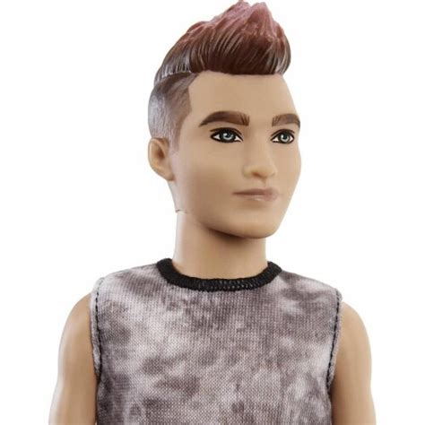 Barbie Ken Fashionistas Doll 176 With Sculpted Brunette Ombre Tipped Hair 1 Smith’s Food And