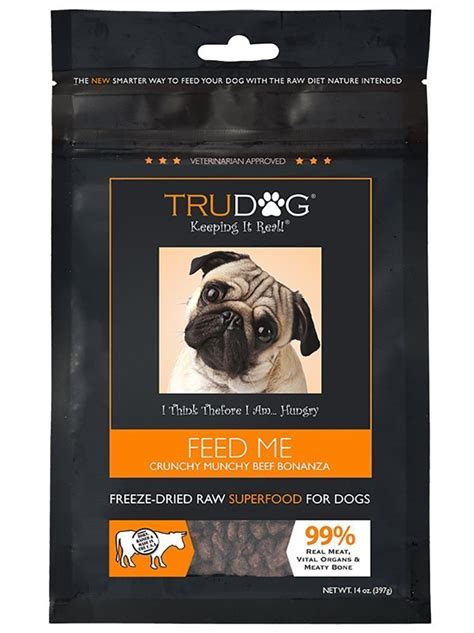 Trudog Feed Me Freeze Dried Raw Superfood Real Meat Dog Food