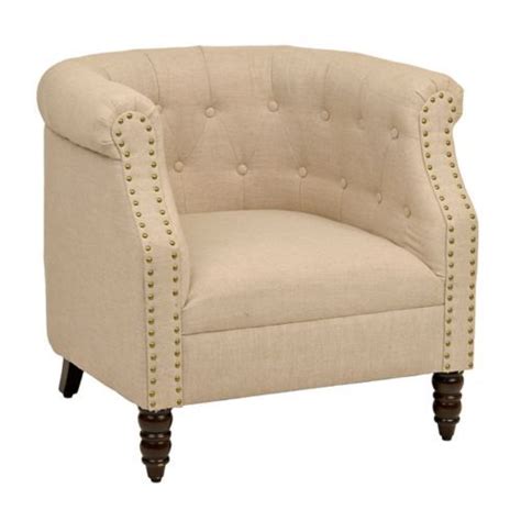 Ivory Nailhead Accent Chair Furniture Accent Chairs Chair