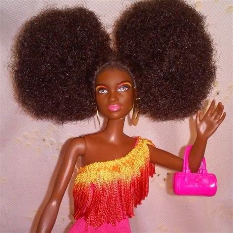 check out what i m selling on mercari barbie afro puffs doll so in style dress afro puff