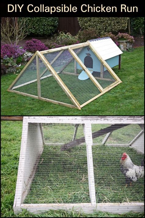 Diy Collapsible Chicken Run Keep Your Chickens Fit And Happy With This Foldable Chicken Run In
