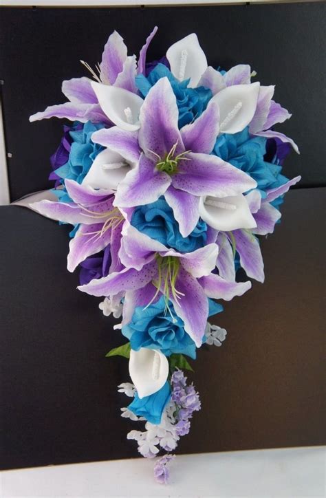 100 stunning bouquet bridal ideas with purple colors vis wed teal wedding flowers turquoise