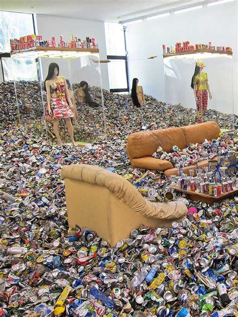 Thomas Hirschhorn Filled Entire Museum With Garbage In 2020 Trash Art