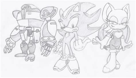 Vamos A Paintar Sonic Heroes Dibujos A Mano Y A Ordenador