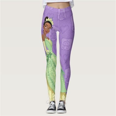 Tiana Fearless Leggings The Princess And The Frog Yoga Pants Tiana