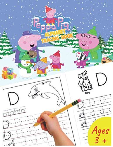 Peppa Pig Alphabet Tracing Book Practice For Kids With Pen Control