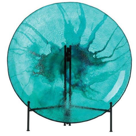 Its presence will instantly add a chic touch to your lounge. Teal and Metallic Gold Starburst Decorative Glass Bowl