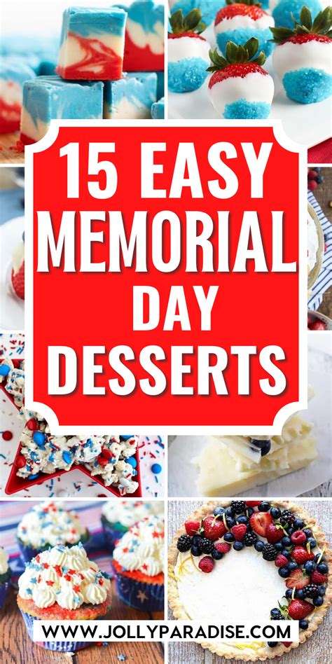 15 Best Memorial Day Desserts Jolly Paradise