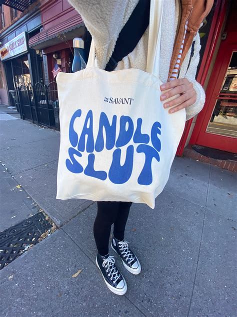 Candle Slut Tote Bag The New Savant