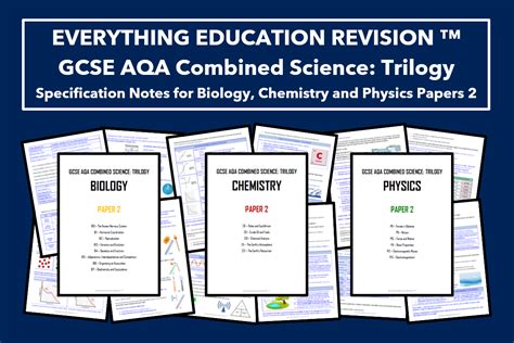 Resource Bundle Gcse Aqa Combined Science Trilogy Specification