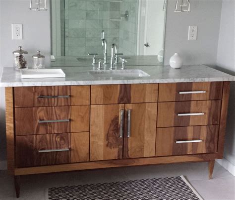 Building a bathroom vanity allows you to customize the unit to your unique storage needs and style preferences. Custom Made Custom Bathroom Vanities - can change out the ...
