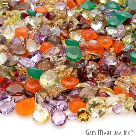 Choose Mixed Gems Lot Mix Faceted Cut Semi Precious Stone Natural Loose