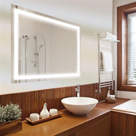 The mirror will beautifully lighten up your space with its sleek and clean lines finish. Dyconn Edison LED Wall Mounted Backlit Vanity Bathroom ...