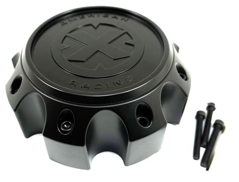 Atx Series Satin Black Wheel Center Hub Cap 8 Lug 8x165 8x170 8x180