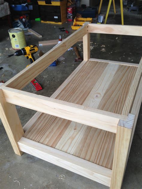 I looked on pinterest and followed this. Ana White | A farmhouse coffee table - DIY Projects