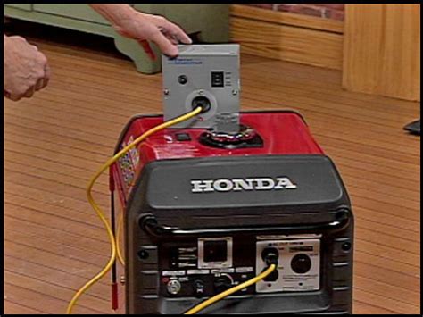 A transfer switch protects the generator improper connections can allow electrical current from the generator to short circuit with utility line current when power is restored. Transfer switch for emergency power generators.