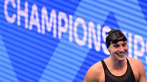 [sports] katie ledecky ties michael phelps record at worlds with gold medal finish in 1 500