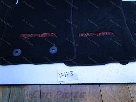 Genuine New Carpet Floor Mat Setkit Red Black For Ford Ranger Raptor
