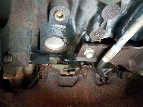 1999 Ford F150 Freeze Plug Behind Motor Mount Rmechanicadvice