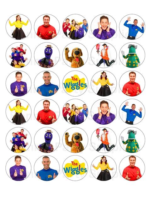 Wiggles Edible Cupcake Image Toppers Party Decorations 30 Ebay